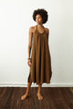 THE CELIA DRESS IN TOBACCO