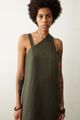 THE ALDER DRESS IN DARK OLIVE